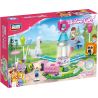 GUDI 9612 non  ĐỘNG VẬT QUAY bộ đồ chơi xếp lắp ráp ghép mô hình Modern Girls MODERN GIRLS ROTATING ANIMALS Những Cô Gái Hiện Đại 299 khối