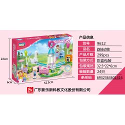 GUDI 9612 non  ĐỘNG VẬT QUAY bộ đồ chơi xếp lắp ráp ghép mô hình Modern Girls MODERN GIRLS ROTATING ANIMALS Những Cô Gái Hiện Đại 299 khối