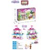GUDI 9011 non  CÔNG CHÚA ĐI CHƠI bộ đồ chơi xếp lắp ráp ghép mô hình Alice Princess ALICE PRINCESS PICNIC Công Chúa Alice 183 khối