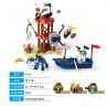 GUDI 9109 non  HÒN ĐẢO CHẾT bộ đồ chơi xếp lắp ráp ghép mô hình Pirates Of The Caribbean LEGEND OF PIRATES DEATH ISLAND Cướp Biển Vùng Caribe 187 khối