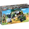 GUDI 8032 non  TRẬN ĐỊA PHÁO bộ đồ chơi xếp lắp ráp ghép mô hình Tiger Hunt TIGER HUNT FIELD ARTILLERY POSITIONS Chiến Dịch Săn Cọp 185 khối