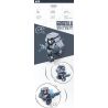 SLUBAN M38-B0761A B0761A 0761A M38B0761A 38-B0761A non  PHIÊN BẢN Q CỦA GODZILLA bộ đồ chơi xếp lắp ráp ghép mô hình Brickheadz QBRICKS Nhân Vật Đầu To 180 khối