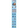 SLUBAN M38-B0761A B0761A 0761A M38B0761A 38-B0761A non  PHIÊN BẢN Q CỦA GODZILLA bộ đồ chơi xếp lắp ráp ghép mô hình Brickheadz QBRICKS Nhân Vật Đầu To 180 khối