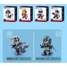 SLUBAN M38-B0761A B0761A 0761A M38B0761A 38-B0761A non  PHIÊN BẢN Q CỦA GODZILLA bộ đồ chơi xếp lắp ráp ghép mô hình Brickheadz QBRICKS Nhân Vật Đầu To 180 khối