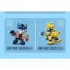 SLUBAN M38-B0761A B0761A 0761A M38B0761A 38-B0761A non  PHIÊN BẢN Q CỦA GODZILLA bộ đồ chơi xếp lắp ráp ghép mô hình Brickheadz QBRICKS Nhân Vật Đầu To 180 khối
