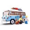 SLUBAN M38-B0707 B0707 0707 M38B0707 38-B0707 non  XE VAN T1 MÀU XANH bộ đồ chơi xếp lắp ráp ghép mô hình Racers MODEL BRICKS Đua Tốc Độ 227 khối