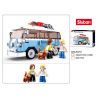 SLUBAN M38-B0707 B0707 0707 M38B0707 38-B0707 non  XE VAN T1 MÀU XANH bộ đồ chơi xếp lắp ráp ghép mô hình Racers MODEL BRICKS Đua Tốc Độ 227 khối