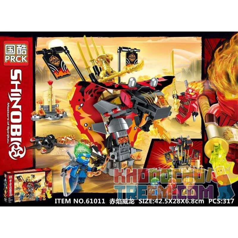 PRCK 61011 Xếp hình kiểu Lego THE LEGO NINJAGO MOVIE Red Flame Veyron 317 khối PRCK 61011 Xếp hình kiểu Lego THE LEGO NINJAGO MOVIE Red Flame Veyron 317 khối