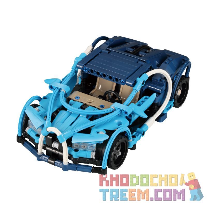 DOUBLEE CADA C52015 52015 non Lego BỘ ĐỒ BLUE PHANTOM (SÁU TRONG MỘT) KÉO LẠI bộ đồ chơi xếp lắp ráp ghép mô hình Technic Kỹ Thuật Công Nghệ Cao Mô Hình Phương Tiện 509 khối