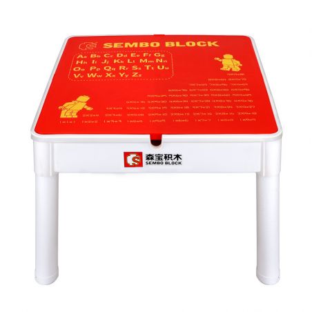 SEMBO S1999 1999 non  BÀN TRÒ CHƠI HỌC ĐA CHỨC NĂNG SENBAO bộ đồ chơi xếp lắp ráp ghép mô hình City LEARNING DESK Thành Phố