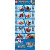 SEMBO 603045 non  8 TỔ HỢP XE CỨU HỎA bộ đồ chơi xếp lắp ráp ghép mô hình Fire Rescure FIRE FRONTLINE 324 khối