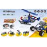 WANGE 3801 non  XE ĐỊA HÌNH MÁY BAY TRỰC THĂNG bộ đồ chơi xếp lắp ráp ghép mô hình Mindstorms STEAM AL Lập Trình Khoa Học 221 khối