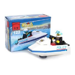 Enlighten 122 Qman 122 non  THUYỀN MÁY bộ đồ chơi xếp lắp ráp ghép mô hình City Thành Phố