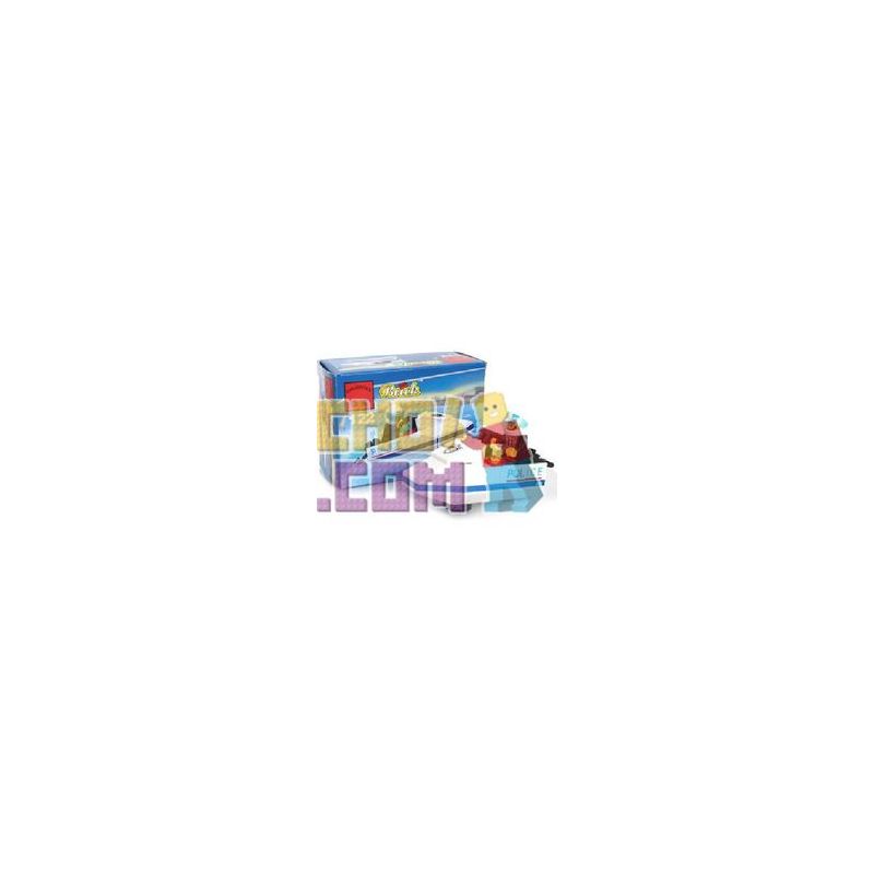 Enlighten 122 Qman 122 non Lego THUYỀN MÁY bộ đồ chơi xếp lắp ráp ghép mô hình City Thành Phố