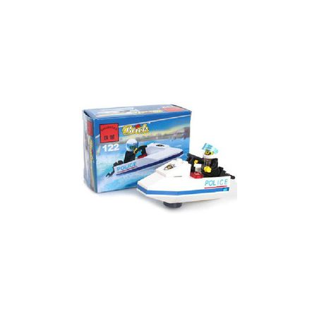 Enlighten 122 Qman 122 non  THUYỀN MÁY bộ đồ chơi xếp lắp ráp ghép mô hình City Thành Phố