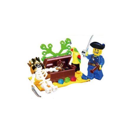 Enlighten 312 Qman 312 non  CUỘC PHIÊU LƯU TRÊN ĐẢO ĐẦU LÂU bộ đồ chơi xếp lắp ráp ghép mô hình Pirates Of The Caribbean Cướp Biển Vùng Caribe 27 khối