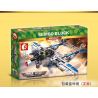 SEMBO 704300 non  TIA CHỚP P38 CỦA MỸ bộ đồ chơi xếp lắp ráp ghép mô hình Empires Of Steel Đế Chế Thép 330 khối