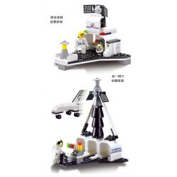 Enlighten 509 Qman 509 non  KHÁM PHÁ TÀU CON THOI bộ đồ chơi xếp lắp ráp ghép mô hình Space SPACE SHUTTLE DISCOVERY Thám Hiểm Không Gian 125 khối