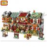 LOZ 1722 1723 1724 1725 non  4 LOẠI HÌNH QUÁN BÚN TIỆM CẦM ĐỒ NHÀ HÀNG RÈN bộ đồ chơi xếp lắp ráp ghép mô hình Mini Modular ANCIENT STREET Đường Phố Thu Nhỏ 2246 khối