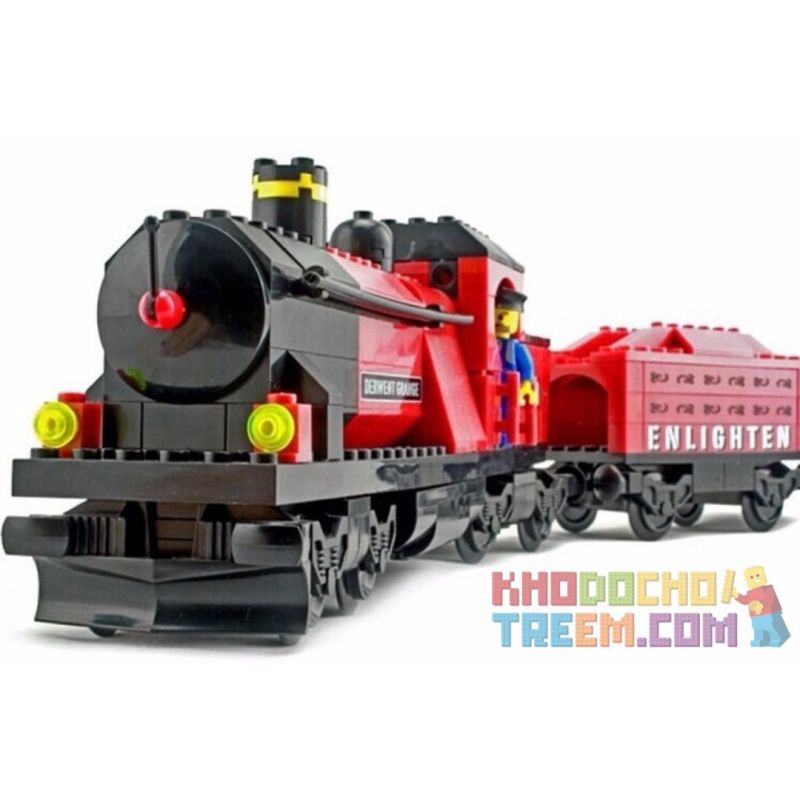 Enlighten 627 Qman 627 Xếp hình kiểu Lego TRAINS Enlightenment Steam ...