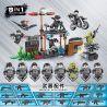 PanlosBrick 630001 Panlos Brick 630001 non  8 CẢNH NHỎ bộ đồ chơi xếp lắp ráp ghép mô hình Tigers TIGERS SPECIAL OP'S FLYING Đặc Nhiệm Cọp 340 khối