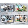 PanlosBrick 630001 Panlos Brick 630001 non  8 CẢNH NHỎ bộ đồ chơi xếp lắp ráp ghép mô hình Tigers TIGERS SPECIAL OP'S FLYING Đặc Nhiệm Cọp 340 khối