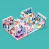 SLUBAN M38 non  PHÒNG KHÁCH 6 KIỂU bộ đồ chơi xếp lắp ráp ghép mô hình Modular Buildings MINI HANDCRAFT Mô Hình Nhà Cửa 660 khối