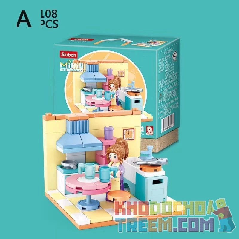 SLUBAN M38 non  PHÒNG KHÁCH 6 KIỂU bộ đồ chơi xếp lắp ráp ghép mô hình Modular Buildings MINI HANDCRAFT Mô Hình Nhà Cửa 660 khối SLUBAN M38 non  PHÒNG KHÁCH 6 KIỂU bộ đồ chơi xếp lắp ráp ghép mô hình Modular Buildings MINI HANDCRAFT Mô Hình Nhà Cửa 660 khối