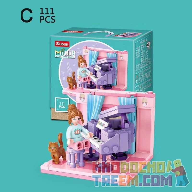 SLUBAN M38 non  PHÒNG KHÁCH 6 KIỂU bộ đồ chơi xếp lắp ráp ghép mô hình Modular Buildings MINI HANDCRAFT Mô Hình Nhà Cửa 660 khối SLUBAN M38 non  PHÒNG KHÁCH 6 KIỂU bộ đồ chơi xếp lắp ráp ghép mô hình Modular Buildings MINI HANDCRAFT Mô Hình Nhà Cửa 660 khối