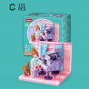 SLUBAN M38 non  PHÒNG KHÁCH 6 KIỂU bộ đồ chơi xếp lắp ráp ghép mô hình Modular Buildings MINI HANDCRAFT Mô Hình Nhà Cửa 660 khối