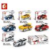 SEMBO 607038 non  XE ĐUA RENAULT R5 MAXI TURBO bộ đồ chơi xếp lắp ráp ghép mô hình Speed Champions Racing Cars FAMOUS CAR RALLY RENAULT R5 MAXI TURBO Đua Xe Công Thức 171 khối