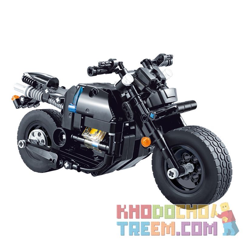 Decool 33001 Jisi 33001 non Lego SHADOW - XE MÁY bộ đồ chơi xếp lắp ráp ghép mô hình Technic UMBRA-MOTORCYCLE Kỹ Thuật Công Nghệ Cao Mô Hình Phương Tiện 265 khối