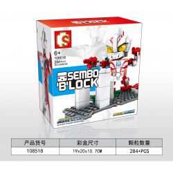 SEMBO 108518 non  DREAMIER. bộ đồ chơi xếp lắp ráp ghép mô hình Ultraman SEMBO BLOCK Vệ Binh Vũ Trụ Siêu Nhân Điện Quang 284 khối