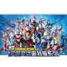 SEMBO 108591 non  QUÁI THÚ DUNG HỢP BERIA MẠNH NHẤT CHIMEI LABELLES bộ đồ chơi xếp lắp ráp ghép mô hình Ultraman ULTRAMAN HEROS Vệ Binh Vũ Trụ Siêu Nhân Điện Quang 386 khối