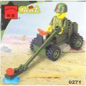 Enlighten 0271 Qman 0271 non Lego XE HƠI bộ đồ chơi xếp lắp ráp ghép mô hình Century Military Quân Đội Thế Kỷ