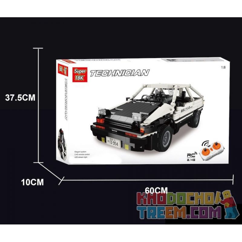 SUPER 18K K-81 K91 non  CỬA HÀNG ĐẬU PHỤ D FUJIWARA BAN ĐẦU TOYOTA AE86 DRIFT bộ đồ chơi xếp lắp ráp ghép mô hình  IAN INITIAL D TOYOTA AE86 Kỹ Thuật Công Nghệ Cao Mô Hình Phương Tiện 862 khối