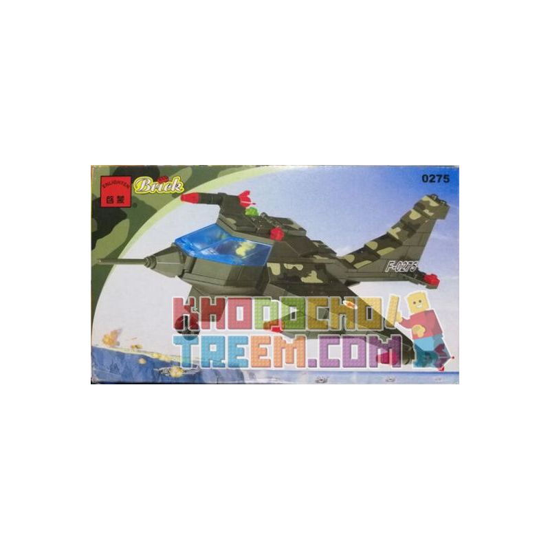 Enlighten 0275 Qman 0275 non Lego MÁY BAY CHIẾN ĐẤU MIRAGE bộ đồ chơi xếp lắp ráp ghép mô hình Century Military Quân Đội Thế Kỷ