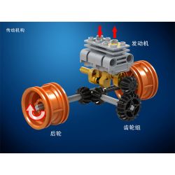 Winner 7055 non  TRỤC LĂN bộ đồ chơi xếp lắp ráp ghép mô hình  TECHNIQUE COMPACTOR Kỹ Thuật Công Nghệ Cao Mô Hình Phương Tiện 369 khối