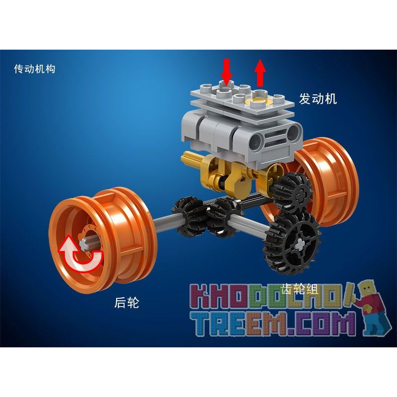 Winner 7055 non  TRỤC LĂN bộ đồ chơi xếp lắp ráp ghép mô hình  TECHNIQUE COMPACTOR Kỹ Thuật Công Nghệ Cao Mô Hình Phương Tiện 369 khối