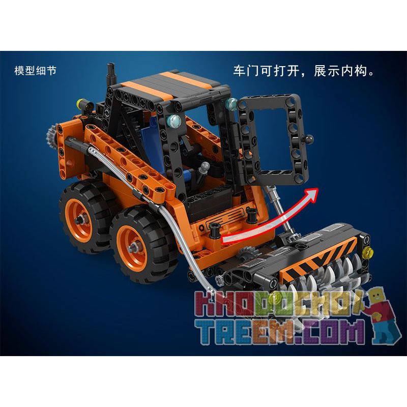 Winner 7056 non  ĐỒ ỦI TUYẾT bộ đồ chơi xếp lắp ráp ghép mô hình  TECHNIQUE SNOW SWEEPER Kỹ Thuật Công Nghệ Cao Mô Hình Phương Tiện 372 khối