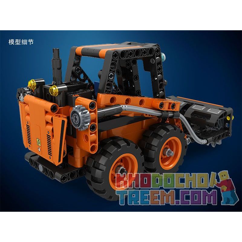 Winner 7056 non  ĐỒ ỦI TUYẾT bộ đồ chơi xếp lắp ráp ghép mô hình  TECHNIQUE SNOW SWEEPER Kỹ Thuật Công Nghệ Cao Mô Hình Phương Tiện 372 khối