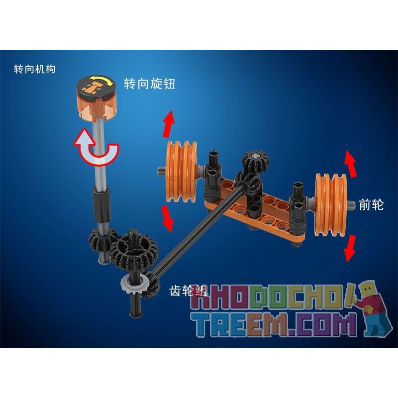 IBLOCK PL-920-111 920-111 PL920-111 Winner 7057 non  BỘ TẢI BACKHOE. bộ đồ chơi xếp lắp ráp ghép mô hình  TECHNIQUE BACKHOE LOADER Kỹ Thuật Công Nghệ Cao Mô Hình Phương Tiện 377 khối