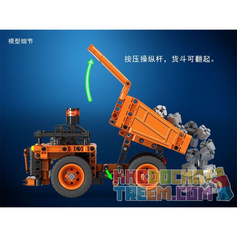 IBLOCK PL-920-112 920-112 PL920-112 Winner 7058 non  XE TẢI KHAI THÁC bộ đồ chơi xếp lắp ráp ghép mô hình  TECHNIQUE MINNING TRUCK Kỹ Thuật Công Nghệ Cao Mô Hình Phương Tiện 379 khối