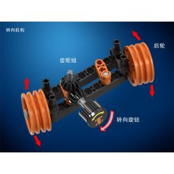 IBLOCK PL-920-113 920-113 PL920-113 Winner 7059 non  CẦN TRỤC TRƯỚC bộ đồ chơi xếp lắp ráp ghép mô hình  TECHNIQUE REACH STACKER Kỹ Thuật Công Nghệ Cao Mô Hình Phương Tiện 460 khối