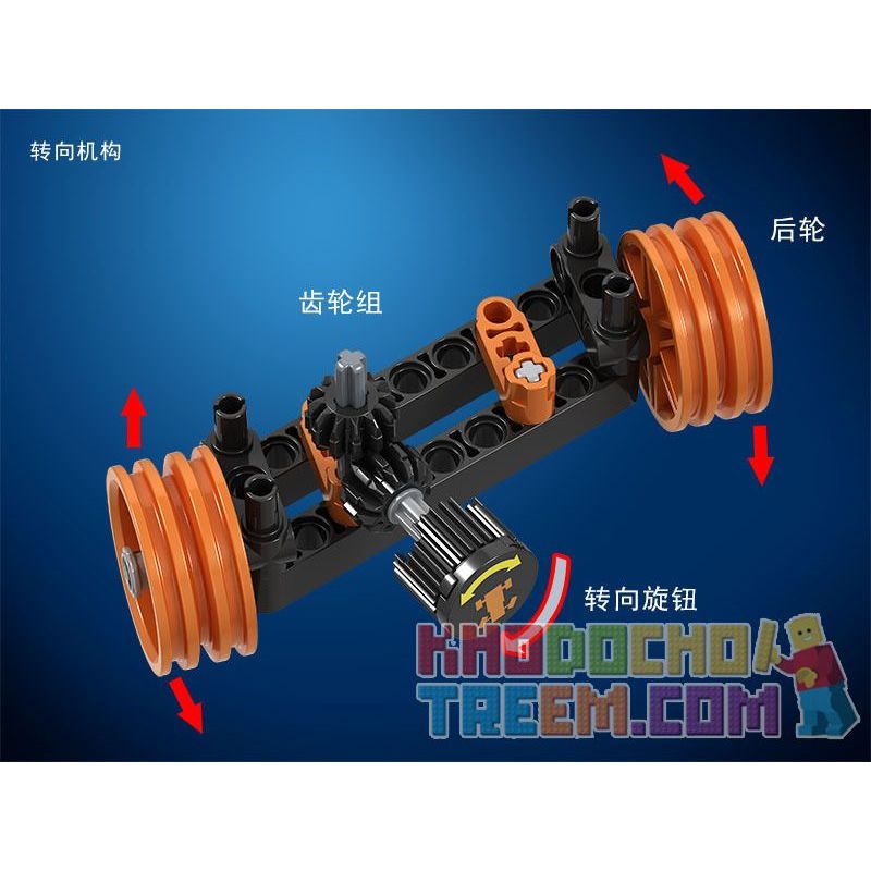 IBLOCK PL-920-113 920-113 PL920-113 Winner 7059 non  CẦN TRỤC TRƯỚC bộ đồ chơi xếp lắp ráp ghép mô hình  TECHNIQUE REACH STACKER Kỹ Thuật Công Nghệ Cao Mô Hình Phương Tiện 460 khối