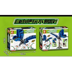 SEMBO 703601 non  BƯỚM PHƯỢNG bộ đồ chơi xếp lắp ráp ghép mô hình  TECHINQUE Kỹ Thuật Công Nghệ Cao Mô Hình Phương Tiện 564 khối