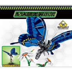 SEMBO 703601 non  BƯỚM PHƯỢNG bộ đồ chơi xếp lắp ráp ghép mô hình  TECHINQUE Kỹ Thuật Công Nghệ Cao Mô Hình Phương Tiện 564 khối