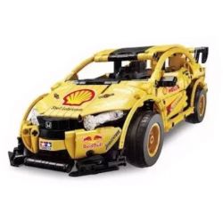 SUPER 18K K-82 non  HONDA FIT GK-5 LOẠI R bộ đồ chơi xếp lắp ráp ghép mô hình  IAN HONDA FIT GK-5 TYPE R Kỹ Thuật Công Nghệ Cao Mô Hình Phương Tiện 677 khối