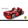SEMBO 701020 non  ENZO FERRAI 1:10. tỷ lệ 1:10 bộ đồ chơi xếp lắp ráp ghép mô hình  ENZO FERRARI Kỹ Thuật Công Nghệ Cao Mô Hình Phương Tiện 2569 khối