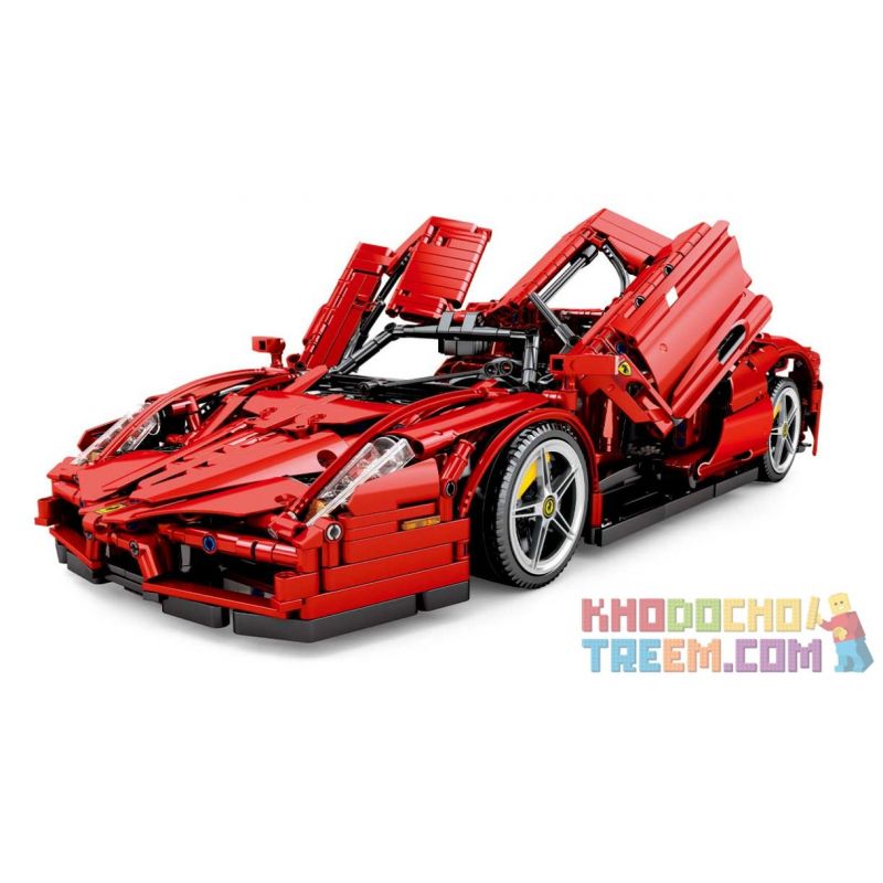 SEMBO 701020 non  ENZO FERRAI 1:10. tỷ lệ 1:10 bộ đồ chơi xếp lắp ráp ghép mô hình  ENZO FERRARI Kỹ Thuật Công Nghệ Cao Mô Hình Phương Tiện 2569 khối